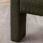 Set of 2 28 Wide Boucle Upholstered Square Armchair - Kinwell