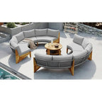 6-Person Outdoor Seating Group with Cushions & 1Coffee Table