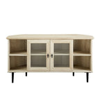 Middlebrook 48-inch Glass Door Corner TV Stand
