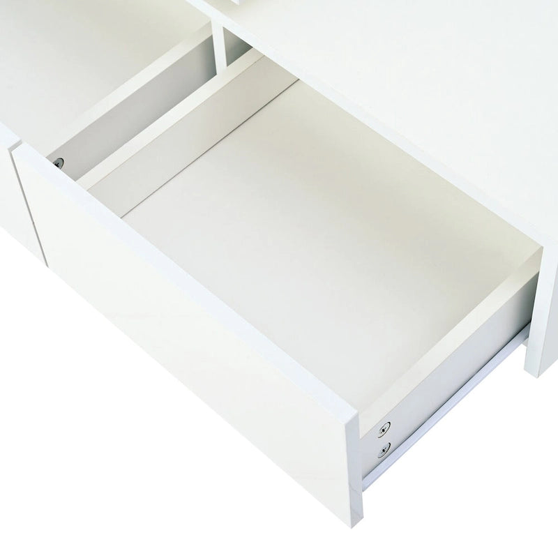 Modern Square Wood Coffee Table