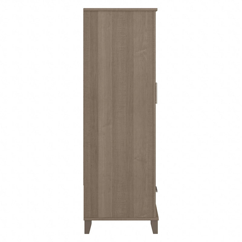 Somerset Tall Entryway Cabinet with Doors and Drawer by Bush Furniture