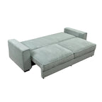 Roomfitters Large Sofa Bed with Storage, Modern 3 Seater Couch Furniture, Upholstered Back Sofa for Small Spaces