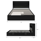 Hunter Platform Bed with Headboard