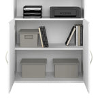 Tall 5 Shelf Bookcase with Doors