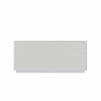 59 Modern Spiral Sideboard Buffet Cabinet, Low Profile Art Entryway Storage Cabinet with 3D Ripple Texture Doors