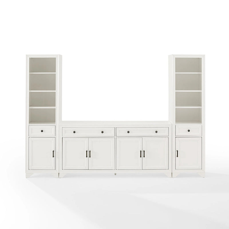 Crosley Tara 3Pc Sideboard And Bookcase Set - 15x97x67.63