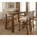 Rustic Wooden Rectangular Bar Table