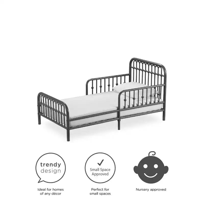 Little Seeds Monarch Hill Ivy Metal Toddler Bed