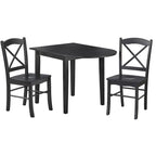 Simple Living Country Cottage Drop Leaf 3-piece Dining Set