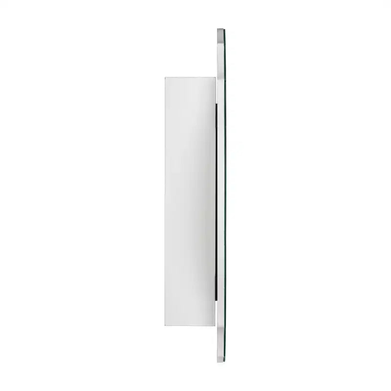 20 in. W x 30 in. H Irregular Arched Frameless Beveled Surface Mounted Medicine Cabinet with Mirror
