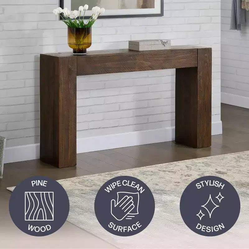 Stockyard Solid Wood Console Table 56 Inch