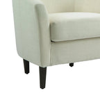 Modern Barrel Accent Chairs Cozy Armchair Club Chair