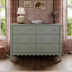 Scallop 6-Drawer Dresser