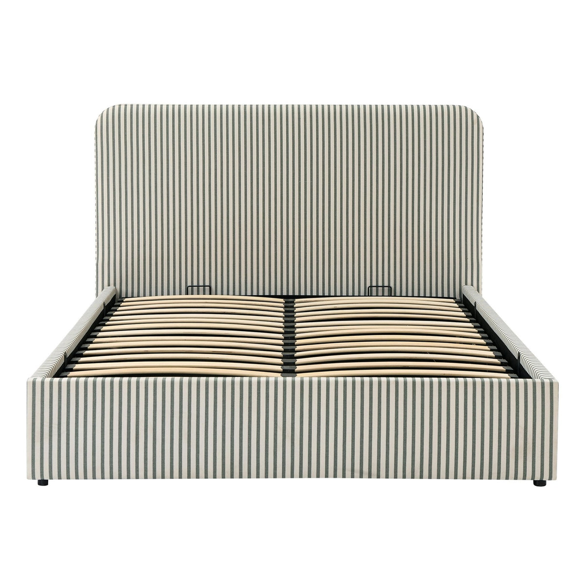 Storage Bed - Sage Stripe