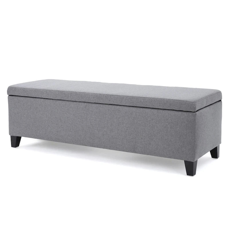 Modern Upholstered Storage Bench for Living Room Entryway