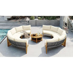 6-Person Outdoor Seating Group with Cushions & 1Coffee Table