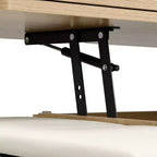 Multi-Function Modern Lift-Top Coffee Table with Hidden Storage, 4 Stools and Casters, Perfect for Modern Living Spaces