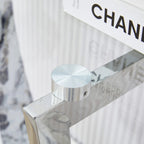 Modern and simple rectangular glass console table