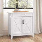 Key West Secretary Desk with Storage Cabinet by Bush Furniture