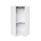 Polygon Corner Wardrobe with 2-Doors