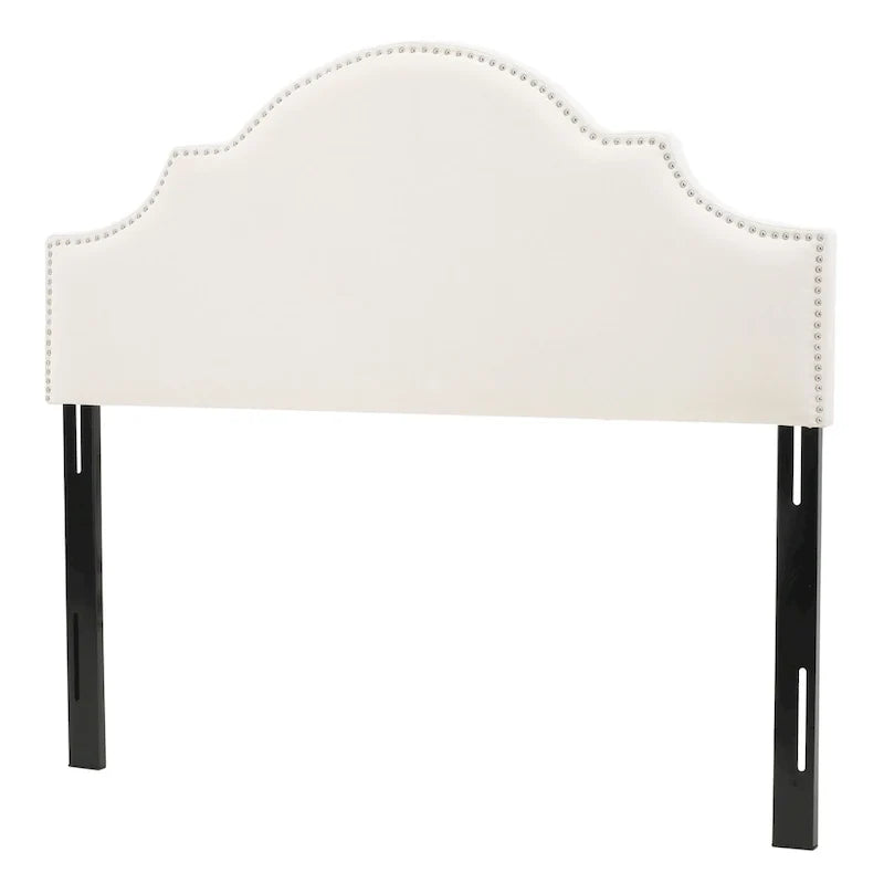 Adjustable Full/Queen Studded Fabric Headboard