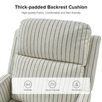 Diana Modern Polyester 360-degree Swivel Rocker Recliner by HULALA HOME