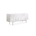 Modern White High Gloss Buffet with Soft-Close Doors