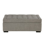 Folding Sofa Bed, 49.6 Ottoman with a Folding Sofa Bed, Convertible Ottoman Sleeper with Memory Mattress and Tufted Design