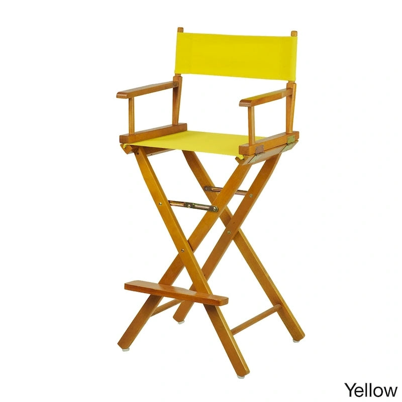 Honey Oak Frame 30-inch Directors Chair