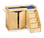Pull-out Stairs Changing Table 48 x 22.5 in Beige