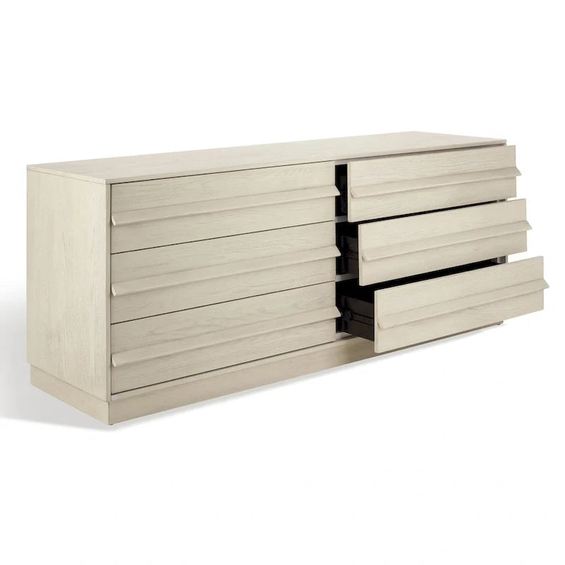 SAFAVIEH Couture Milada 6 Drawer Wood Dresser