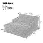 Polibi Extra-Deep Chenille Sofa Bed Chair