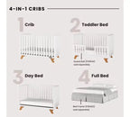 Child Craft SOHO 2-Piece Nursery Set, Includes 4-in-1 Convertible Crib and 3-Drawer Dresser
