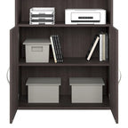 Tall 5 Shelf Bookcase with Doors