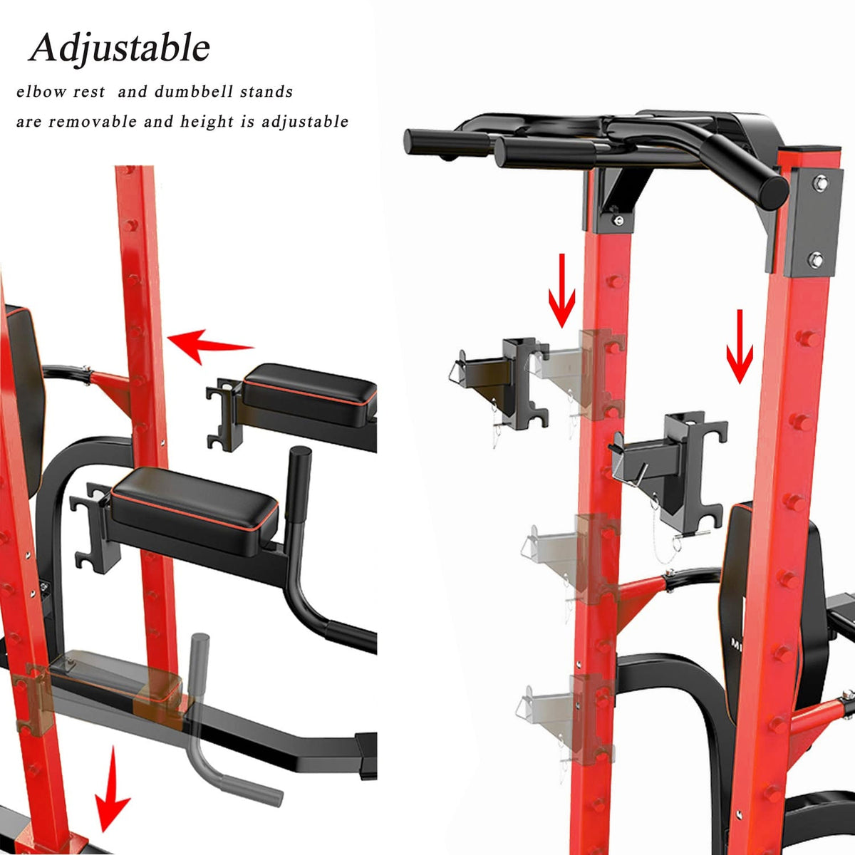 Ainfox Power Tower Multi-Function Home Strength Training Tower