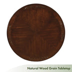 Formal Brown Cherry 48-inch Dining Table