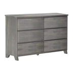 Solid Wood Farmhouse 6 Drawer Dresser
