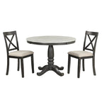 5 Pieces Dining Table and Chairs Set for 4 Persons