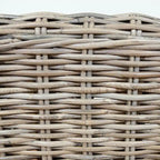 Furniture of America Lali Rustic Kubu Rattan Wicker Armchair