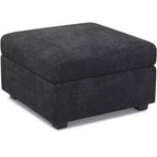 Belffin Chenille Ottoman Module - Modular Storage Footrest with Skin-Friendly Fabric & Quick-Install Design
