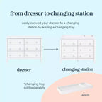 Scallop 6-Drawer Dresser