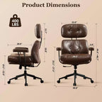 HOMLUX High Back Executive Office Chair Recline Function Ergonomic Desk Chair with Comfy Lumbar & Neck Support