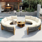 6-Person Outdoor Seating Group with Cushions & 1Coffee Table