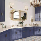 Gold Traditional Mirror Wall Art Decorative Beveled Full Length Mirror Home Decor Bathroom Living Room Bedroom Kitchen