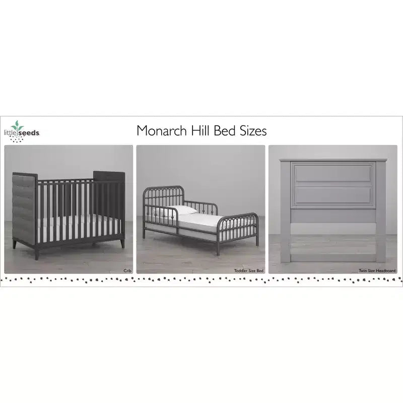 Little Seeds Monarch Hill Ivy Metal Toddler Bed