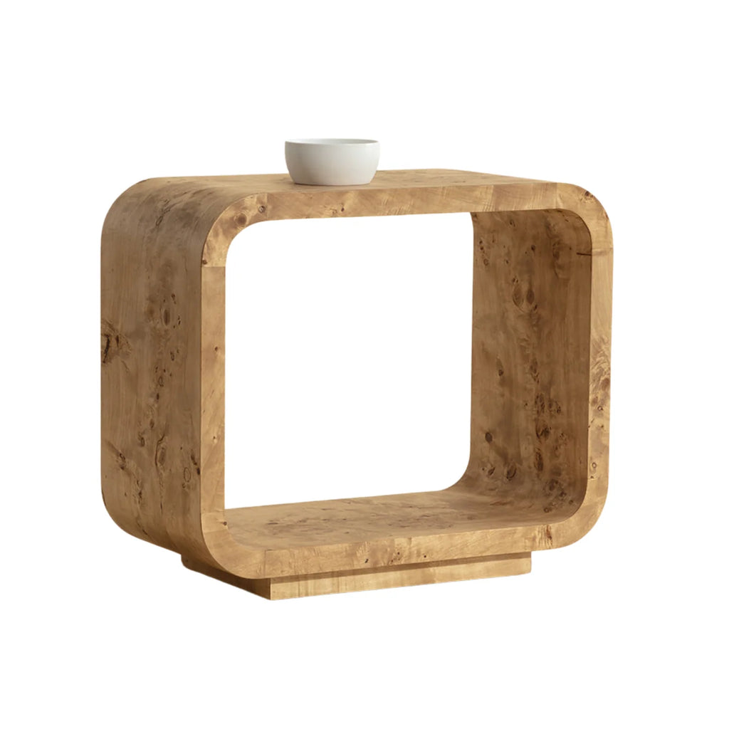 Modern Side Table with Rectangular