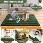 Portable Roll-Up Floor Mattress, Japanese Futon Guest Bed & Foldable Camping Sleeping Pad