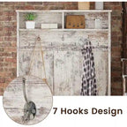 Hall Tree Storage Bench 3-in-1 Entryway Bench Coat Rack