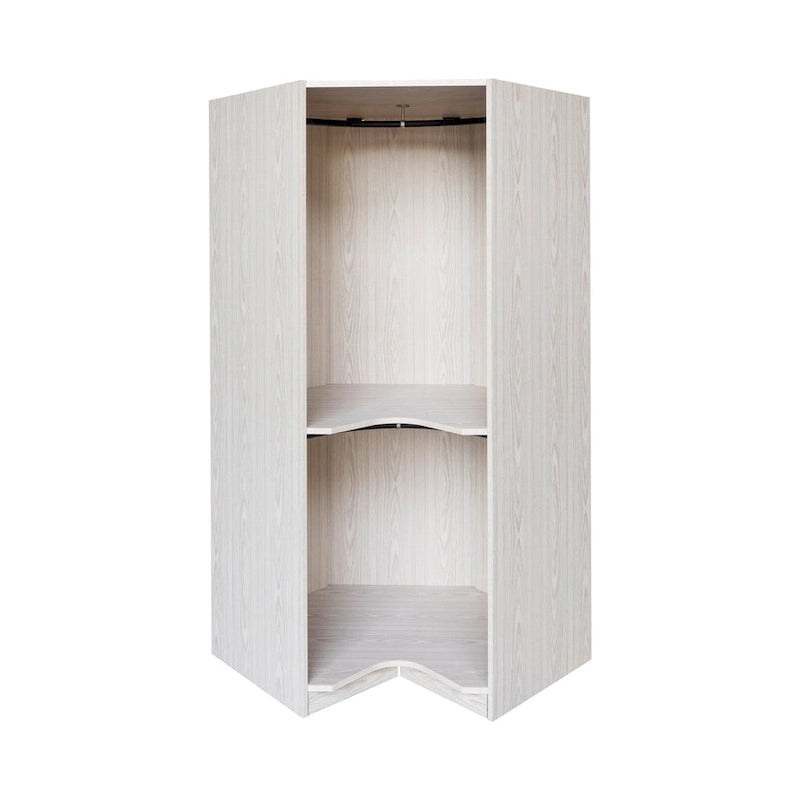 Polygon Corner Wardrobe with 2-Doors