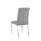 Somette Contemporary Upholstered Cantilever Side Chair, Set of 4